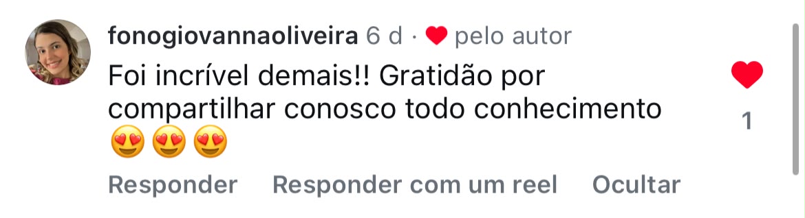 Depoimento de Giovanna Oliveira sobre a Imersão IRC-36