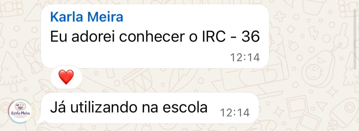 Depoimento de Karla Meira sobre a Imersão IRC-36